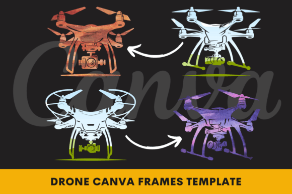 Drone Canva Frame Template: Elevate Your Visuals Instantly