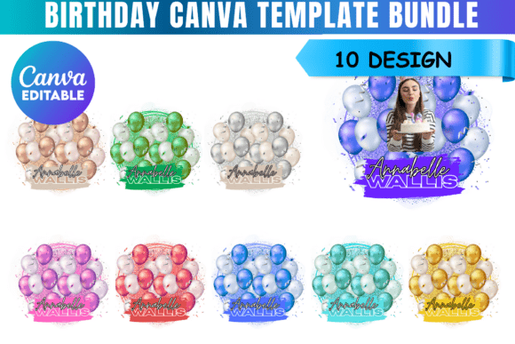 Easy Birthday Canva Editable Template: Your 90s Bootleg Design Kit