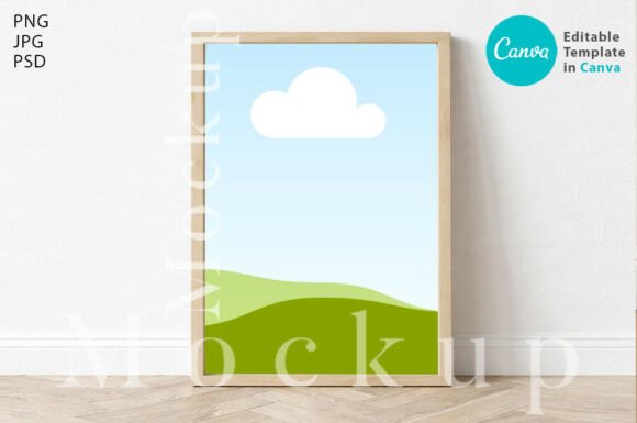 Elevate Your Visuals with a Minimalist Vertical Frame Mockup