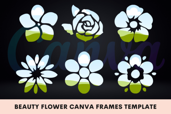 Elevate Your Visuals with the Beauty Flower Canva Frame