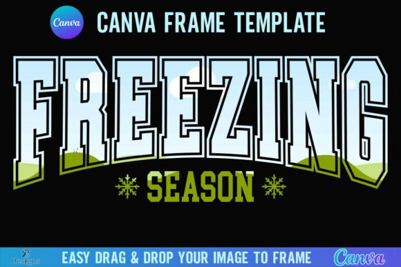 Freezing Season Canva Frame Winter Xmas: A Creative Asset Guide