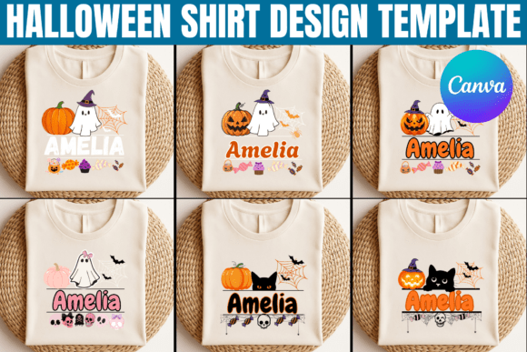 Halloween Shirt Design Canva Template: Your Spooky Creative Toolkit