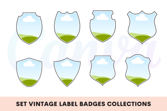 Instantly Elevate Your Brand with Vintage Label Badges