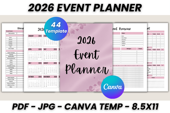 Master Your 2026 Schedule with This All-in-One Canva Template