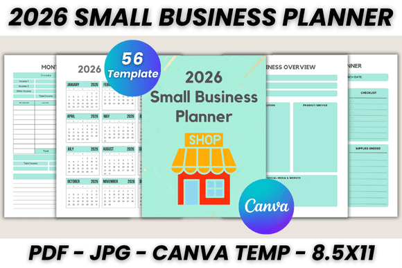 Master Your Business with the 2026 Small Business Planner Canva