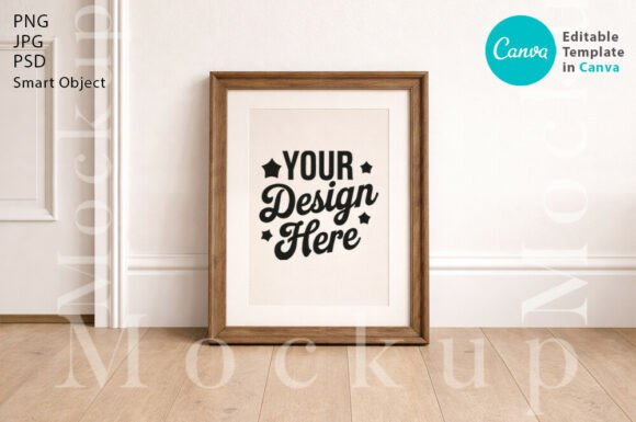 Modern Minimalis: The A3 Rustic Frame Mockup Guide