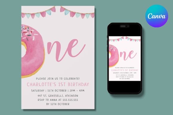 Sweet One Donut 1st Birthday Invitation: A Designer's Guide