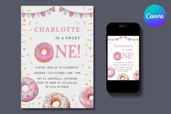 Sweet One Donut First Birthday Invite: A Designer's Guide