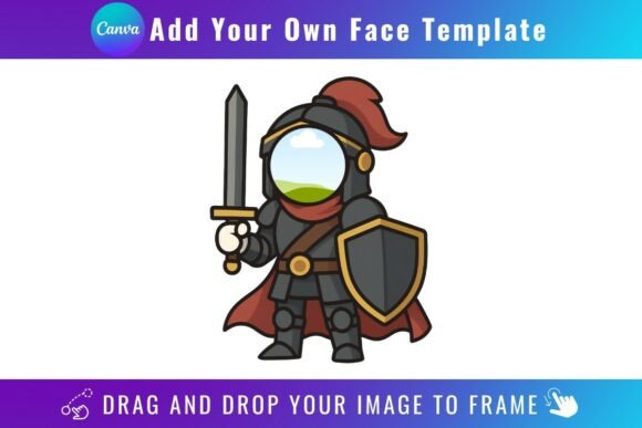 Unleash Your Creativity with the Knight Add Your Own Face Template