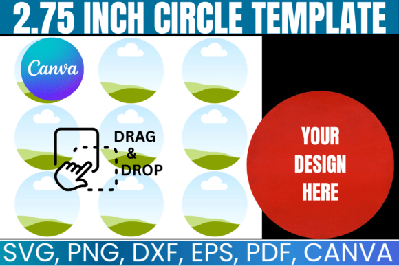 Unlocking Creativity with the 2.75 Inch Circle Canva Template